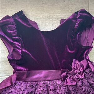 Jona Michelle Violet Satin Dress